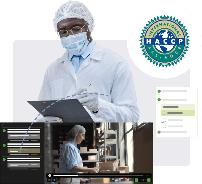 Haccp Elearning Training Certification - Professional Ocean Texture - Mobile